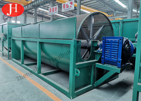 Машина крахмала картошки шайбы барабанчика 20t/H 4520MM роторная