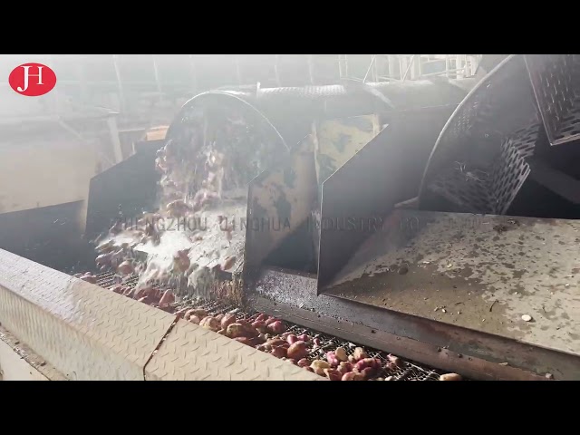 КИТАЙ Нержавеющая сталь Касава крахмала Производственная линия Ротационная стиральная машина для продажи