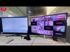 Автоматическая электрокомпьютерная система управления производственной линией сладкого картофельного крахмала